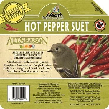 Heath Premium Blend Hot Pepper Suet Cake — photo 1 of 2
