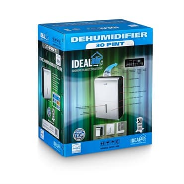 Ideal-Air 30 Pint Dehumidifier - Up to 50 Pints Per Day (20/PL) — photo 1 of 2