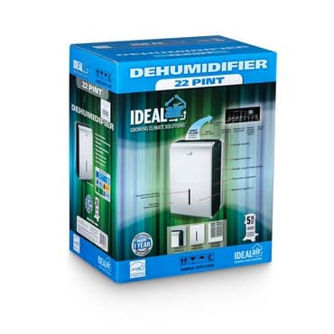 Ideal-Air 22 Pint Dehumidifier - Up to 30 Pints Per Day (18/PL) — photo 1 of 2