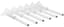 Fast Fit Rolling Bench Height Reduction Kit 4in Leg (6/CS) — thumbnail 1 of 2