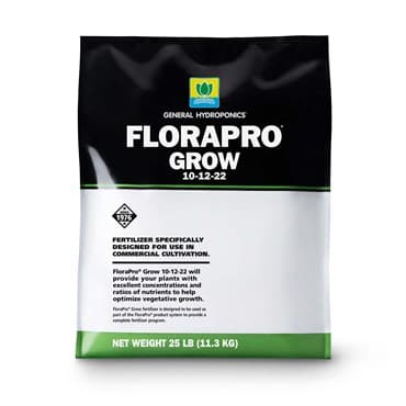 General Hydroponics 25# FloraPro Grow 10-12-22 (80/PL) — photo 1 of 2