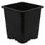 Gro Pro 9in x 9in x 10.5in Premium Square Pot Black (100/CS) — thumbnail 1 of 2