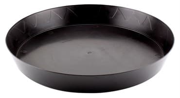 Gro Pro 14in Heavy Duty Saucer Black (35/CS) — photo 1 of 2