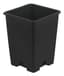Gro Pro 5 x 5 x 7 in Square Plastic Pot Black (4480/PL) — thumbnail 1 of 2