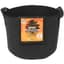 Gro Pro 3gal Essential Grow Bag Round Fabric Pot w/ Handles Black (72/CS) — thumbnail 1 of 2