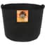Gro Pro 15gal Essential Grow Bag Round Fabric Pot w/ Handles Black (48/CS) — thumbnail 1 of 2