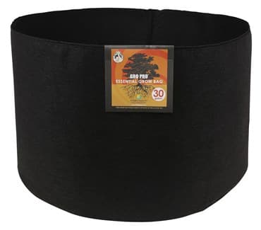 Gro Pro 30gal Essential Grow Bag Round Fabric Pot Black (30/CS) — photo 1 of 2