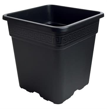 Gro Pro 0.5gal Black Square Pot (1720/PL) — photo 1 of 2