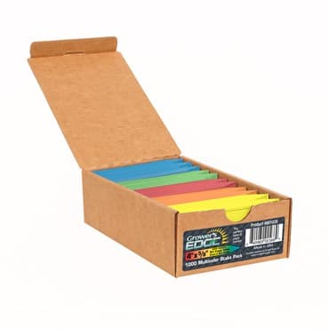 Grower's Edge 1000pc Box Plant Stake Labels Multi-Color (20/CS) — photo 1 of 2