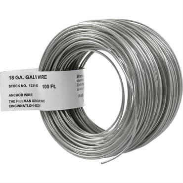 Hillman 100' 18ga Galvanized Wire Single Coil — photo 1 of 2