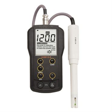 HANNA HI9813-51 PH/EC/TDS HAND HELD METER — photo 1 of 2