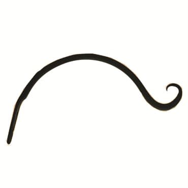 Hookery 6" Curved Hanger With Upturned Hook — photo 1 of 2