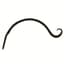 Hookery 6" Curved Hanger With Upturned Hook — thumbnail 1 of 2