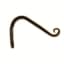 Hookery 6" Angled Hanger W/ Upturned Hook — thumbnail 1 of 2