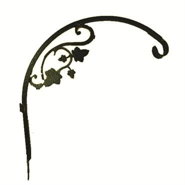 Hookery 16" Green Hanger With Scroll — photo 1 of 2