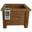 Heritage Wood Planter Box w/ Legs 12"x12"x11" Stained Walnut — thumbnail 1 of 2