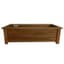 Heritage Wood Planter Box w/ Legs 12"x36"x11" Stained Walnut — thumbnail 1 of 2