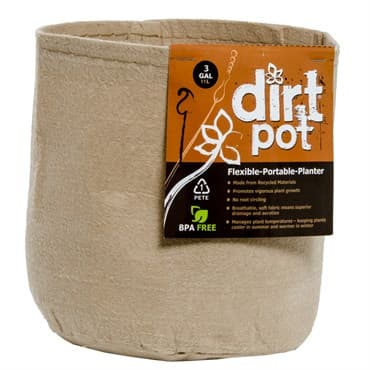 HDF Dirt Pot Tan 3Gal — photo 1 of 2