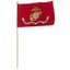 FlagZone 12"x18" Marine Corps Poly Cotton Stick — thumbnail 1 of 2