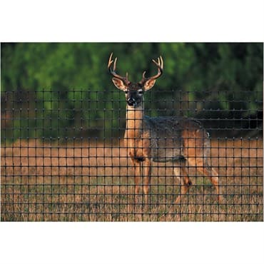 Tenax 7.5'x330' Black Deer Fence Select 1.77"x1.97" Mesh — photo 1 of 2