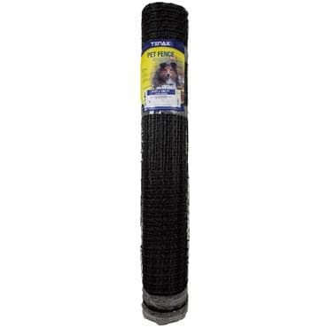 Tenax 4'x100' Pet Fence Select Black 1.77"x1.97" Mesh — photo 1 of 2