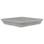 Michael Carr 15.7" Square Saucer Dallas Gray — thumbnail 1 of 2