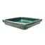 Michael Carr 15.7" Square Saucer Glass Green — thumbnail 1 of 2