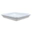 Michael Carr 11.8" Glazed Square Saucer White — thumbnail 1 of 2