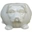 MCarr 15" Bulldog Planter Light Cream — thumbnail 1 of 2