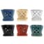 MCarr 6PC 5" Sq Diamond Orchid Pot Mixed Asst — thumbnail 1 of 2