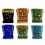 MCarr 6PC 8" Tall Floral Orchid Pot Mixed Asst — thumbnail 1 of 2