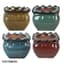 MCarr 4PC 7.5" Self Water Scallop Pot Mixed Asst — thumbnail 1 of 2