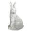MCarr 14.2" Tall Rabbit Facing Left White — thumbnail 1 of 2