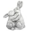 MCarr 13" Kissing Rabbits White — thumbnail 1 of 2