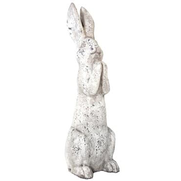 MCarr 26.6" Large Praying Rabbit Antique White — photo 1 of 2