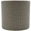 MCarr 5.1"x5.1"x4.7" Ceramic Pot with Glossy Glaze Grey — thumbnail 1 of 2