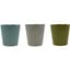 MCarr 24pc Mixed Ceramic Pots with Glossy Glaze Finish Green/Blue/Grey — thumbnail 1 of 2