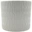 MCarr 5.39"x5.39"x4.72" Ceramic Pot with Glossy Glaze Finish Off White — thumbnail 1 of 2