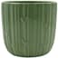 MCarr 6"x6"x5.5" Ceramic Pot with Glossy Glaze Finish Green — thumbnail 1 of 2