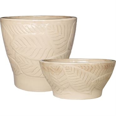 MCarr 32pc Large Leaf Planter Pallet Yellow Cream — photo 1 of 2