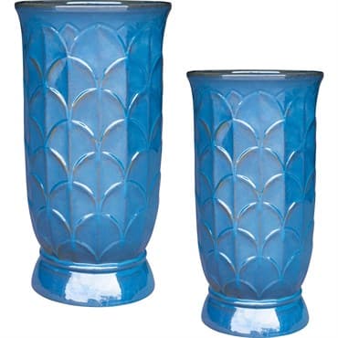 MCarr 8pc Tall Scallop Planter Pallet Ultramarine — photo 1 of 2