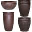 MCarr 26pc Glazed Mixed Planter Pallet Assortment Falling Brown — thumbnail 1 of 2