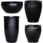 MCarr 26pc Glazed Mixed Planter Pallet Assortment Glossy Black — thumbnail 1 of 2
