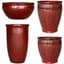 MCarr 26pc Glazed Mixed Planter Pallet Assortment Red Wine — thumbnail 1 of 2