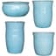 MCarr 26pc Glazed Hourglass Smooth Planter Pallet Assortment Milky Blue — thumbnail 1 of 2