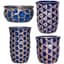 MCarr 26pc Glazed Hourglass Smooth Planter Pallet Assortment Antique Admiral Blue — thumbnail 1 of 2