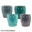 MCarr 4PC Round Egg Pot W/Saucer Mix Colors — thumbnail 1 of 2