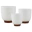 MCarr 16pc 7" Medium Planter Set White — thumbnail 1 of 2