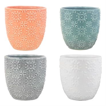 MCarr 16PC 5" Small Floral Planter Set Mixed — photo 1 of 2