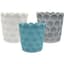 MCarr 8pc 7.1" Scallop Dimple Planter Asst Mixed Colors — thumbnail 1 of 2
